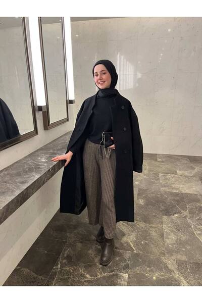 HAVVA HOME Corded Fabric Comfortable Winter Ribbed Knit Standard Size Pants