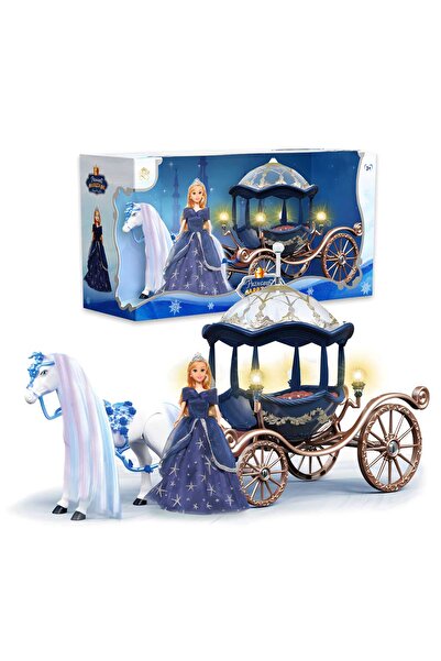 OEM Papusa Princess cu Calut si Caleasca cu Lumini si Sunete