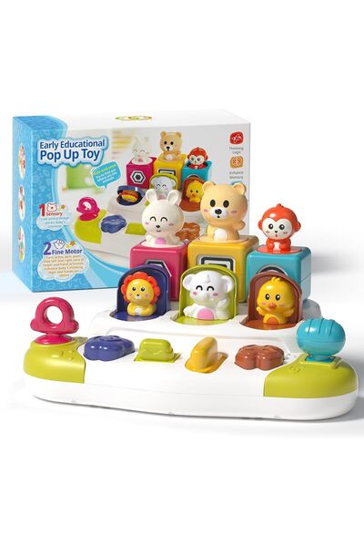 OEM Jucarie Educationala Interactiva Pop Up Toy cu Animale