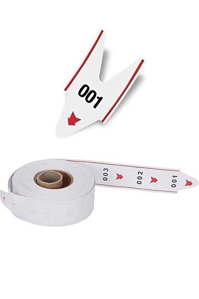 genric Ticket Distribution Roll with Printed Paper Strip