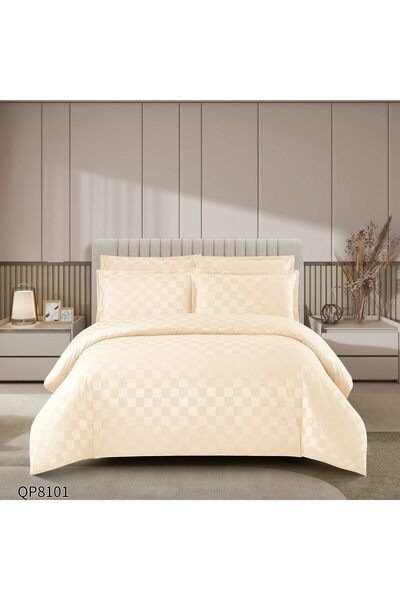 OEM Damask bed linen with elastic 180x200 for double bed 2 people, 4 pieces, ...