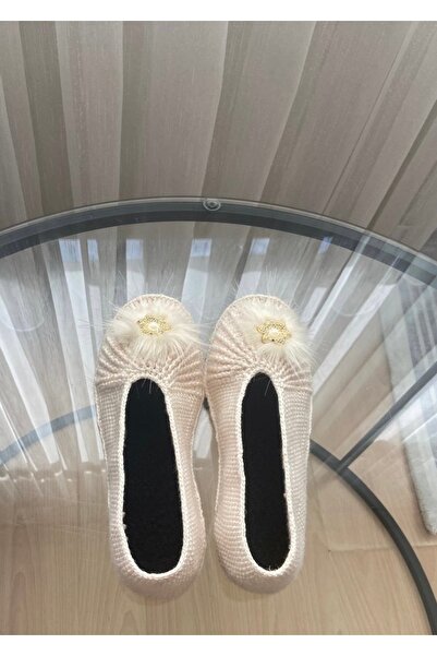 COOYEE El örgüsü ev babeti, çeyizlik patik, bohça için patik ince işçilikle ö...