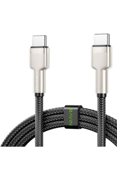 Bavin 60W Type-C To Type-C 1M Braided PD Data Cable - CB355C-C