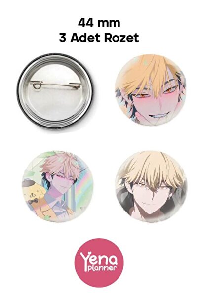 Yenaplanner مجموعة زينة حقيبة لينك كليك / مجموعة شارات / مجموعة سلسلة مفاتيح ...