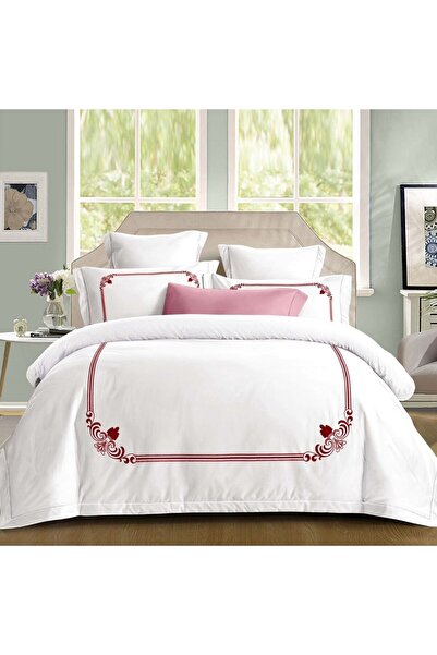 OEM Lenjerie de pat cu elastic 180x200 pentru pat dublu 2 persoane, 4 piese, ...