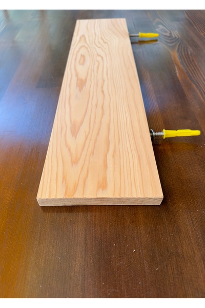 KAMBİYUM 1. Sınıf Fırınlı Ahşap Uçan Raf