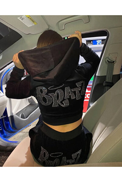 Toum Velvet Stone Detailed Bratz Legacy Tracksuit Set