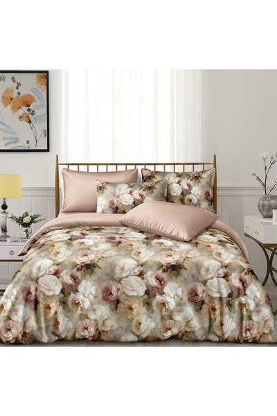 OEM Bed linen with elastic 180x200 for double bed 2 people, 4 pieces, DREAM-0781