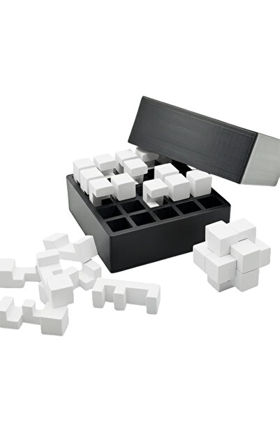 TOYNETIC 25 Parçalı Kilitli Düğüm Puzzle Seti Dev Zeka Koleksiyonu
