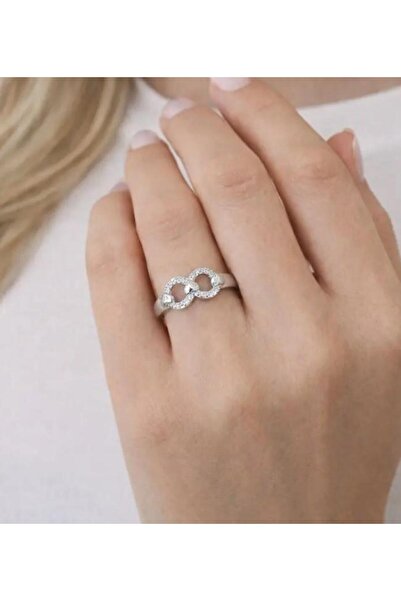 Store خاتم من الفولاذ المقاوم للصدأ بتصميم X أيقوني مرصع بحجر الزركون اللامع ...