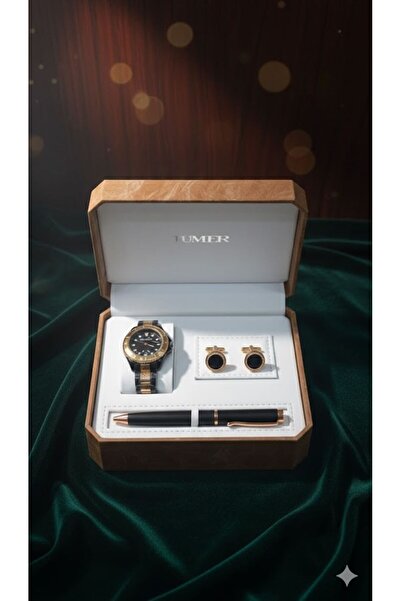 Boutique Luxury black men's gift accessory set (3 pieces)