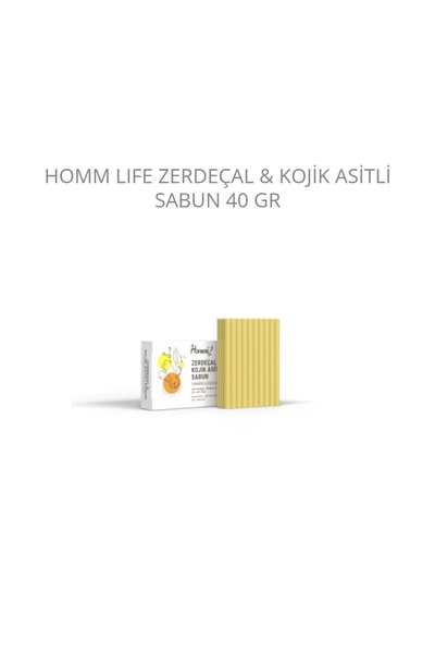 Homm Bitkisel ZERDEÇAL & KOJİK ASİTLİ SABUN 40 GR