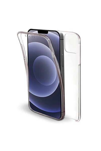 OEM Husa 360 grade iPhone 12 Mini silicon+ TPU transparenta fata spate