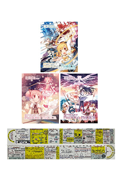 Komik Şeyler Büyücü Kız Madoka Magica Varyant Toplu Ciltler 3'lü Set / Bir İs...