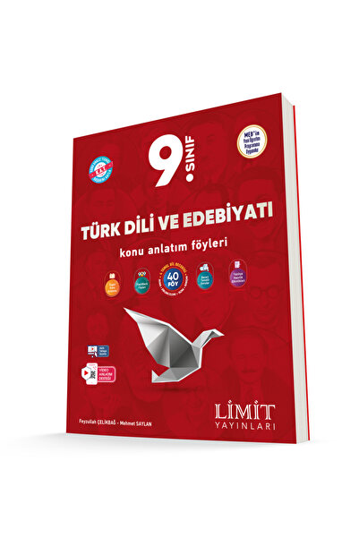 Limit Yayınları 9.SINIF TÜRK DİLİ VE EDEBİYATI KONU ANLATIM FÖYLERİ YENİ MÜFR...