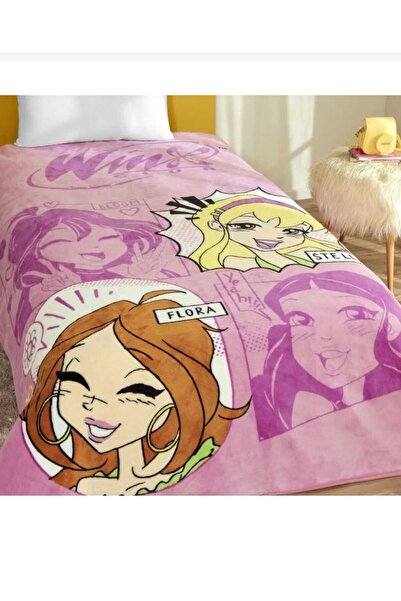 Zorluteks Winx Club Tek Kişilik Battaniye