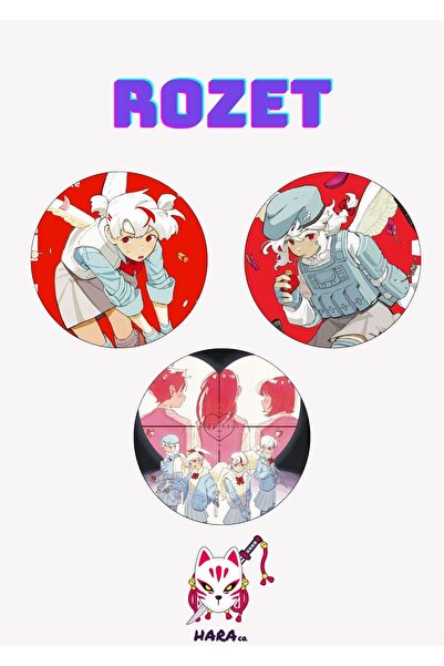 Hara Company Love Bullet Rozet Seti 3’lü