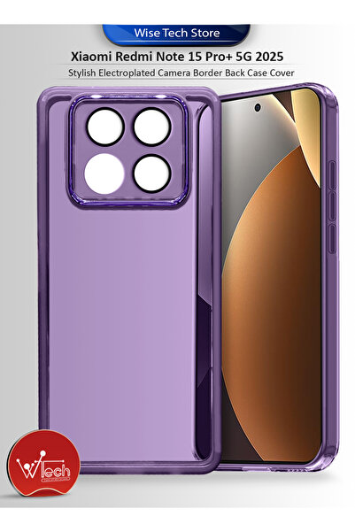 Wtech Xiaomi Redmi Note 15 Pro+ 5G TPU Camera Lens Protection Silicone Stylis...