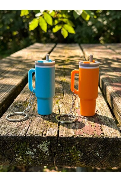 Butikİncebelli Thermos Keychain Set of 2 (Thermos Keychain with Straw)