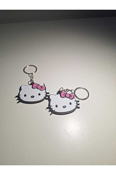 ÖZDEMİR 3D 3D Baskı PLA Hello Kitty Anahtarlık – Hafif, Dayanıklı Tekli Satiş