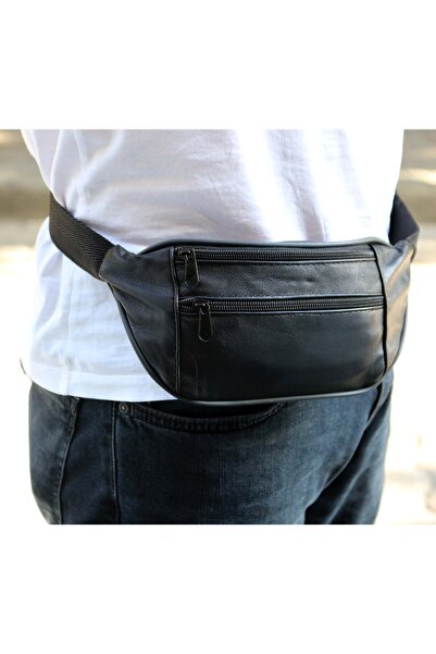 PENTA POL - O Hakiki Deri Erkek Bel Çantası - Küçük Boy