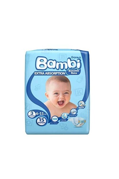 Sanita Bambi Diapers for Children Size 3 Medium 6-11 kg from - 15 Diapers