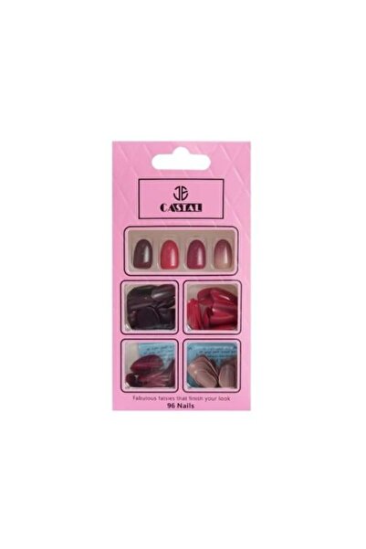 Castal أظافر صناعية ملونة - 96 قطعة - D1