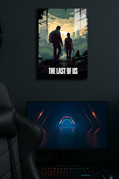 EABASKI Poster metalic "The Last Of Us" cu imprimeu 2, Tablou cadou pentru jo...