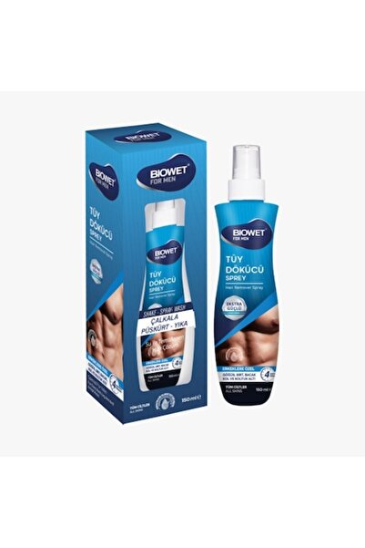 biowet Spray depilator fara gaz pentru barbati 150 ml