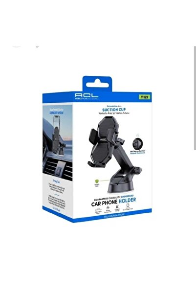 ACL T-127 Torpido Üstü ve Pencere Için , Kilitli , 360° Ayarlanabilir Araç Içi Telefon Tutucu