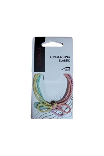 Basicare Colored Rubber Hair Ties 3 Pieces by