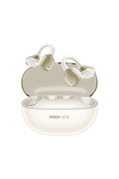 Promate AudioFit™ Open Ear True Wireless Stereo Earbuds with IntelliTouch white