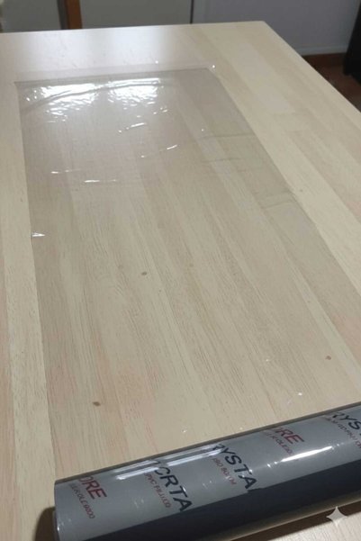 ÜN.K Transparent Pvc Table Cover 70 X 20 cm 1.4 mm Anti-Slip Waterproof Table Protector