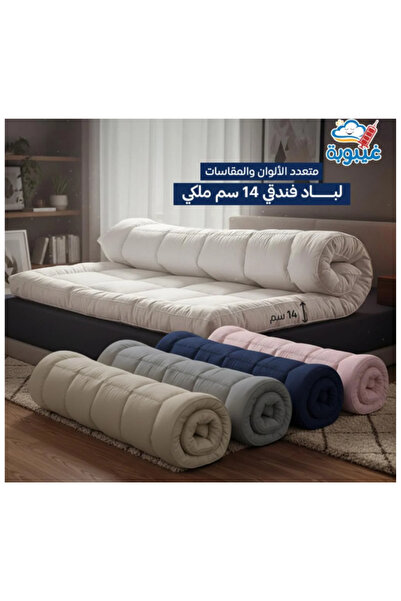 Genaric Hotel bed mattress topper, 14cm high, white color