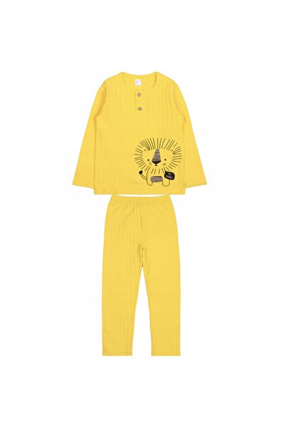 MODJEANS Children's pajamas, MODJEANS, with Printed , yellow, cotton, set for...