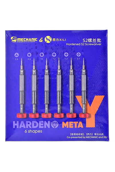 MECHANIC HARDENED S-2 6'lı Tornavida Seti