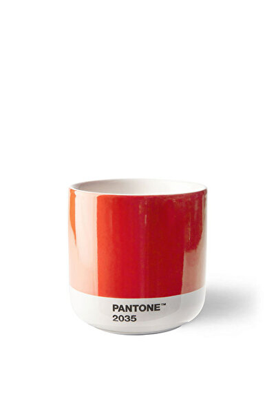 Pantone Sunrise Sip Cortado Thermo Cup – Red