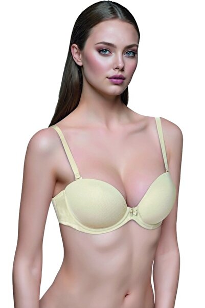 bipamuk Women's Underwear Micro Bean Push up Bra Natural Plump Showing Push-U...