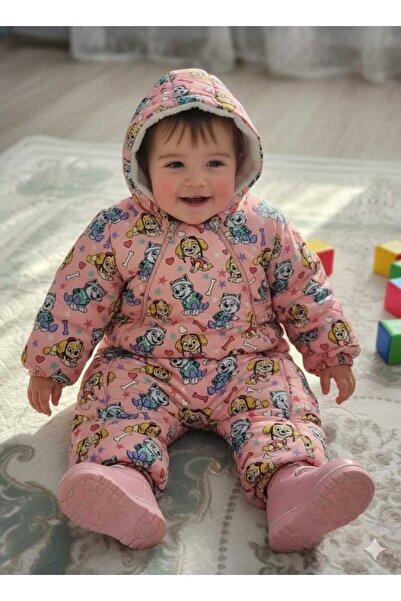 dolphin baby İÇİ YÜNLÜ KIŞLIK KIZ BEBEK ASTRONOT TULUM