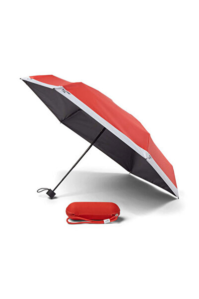 Pantone On-the-Go Travel Umbrella – Red