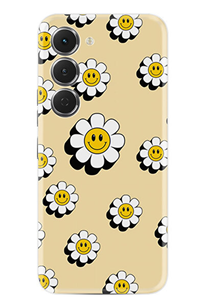 TECNO Spark 40 Pro (KM6) Kılıf Boutique Baskılı Resimli Sarı Papatya Pcode -042