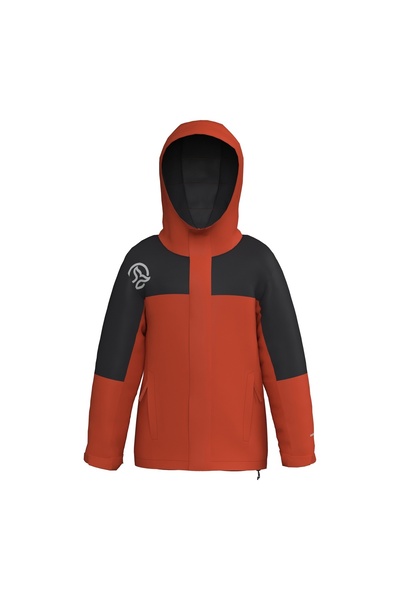 TERNUA Mendi Jkt K Mykonos Red-Black Kids Jacket