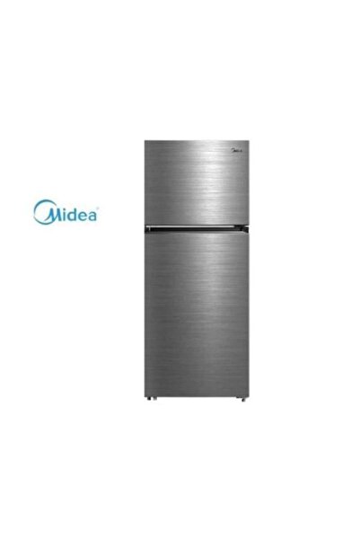Midea ثلاجة - بابان - 14.6 قدم مكعب - عاكس موفر للطاقة - فضي