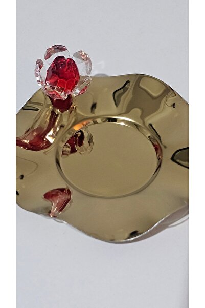 Turkish Store İstanbul Rose Detailed Tea Plate