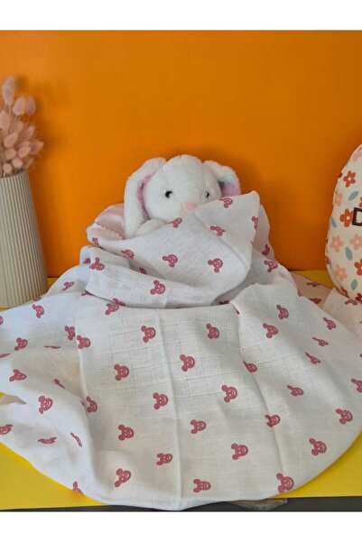 Lider MAGNESİA Multi-Purpose 75X 85 cm Newborn Baby Blanket Muslin Cloth 100%...