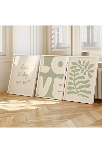 NT Handmade Set de pictură pe perete din MDF cu imprimare UV, cu 3 piese, cu ...