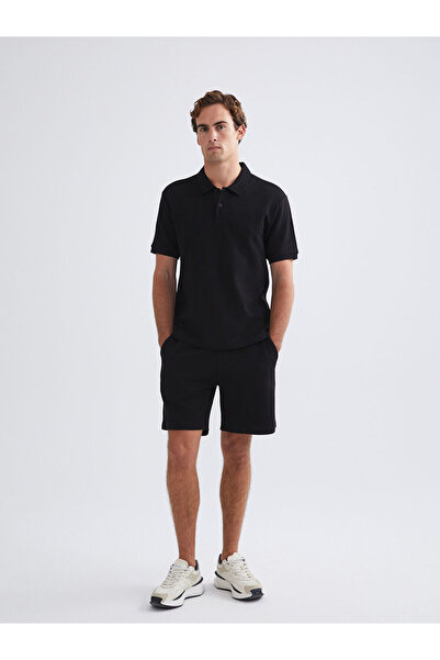 LC Waikiki Black Standard Fit Men's Shorts