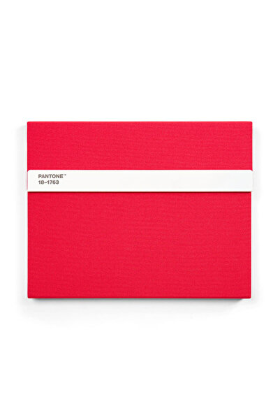 Pantone Creative Unlined Notebook with Pencil – Ideal for Ideas & Doodles – Red