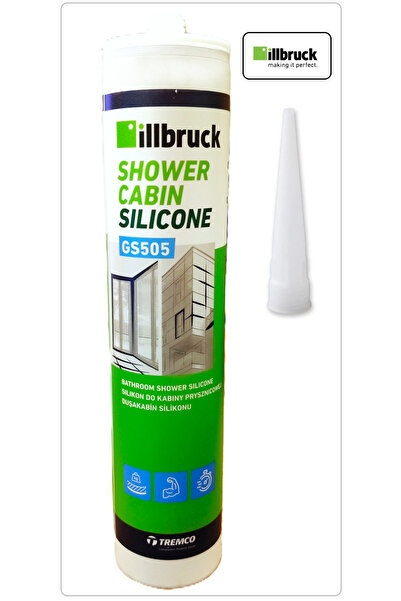 İLLBRUCK GS505 DUŞAKABİN SİLİKONU (ŞEFFAF) 280 ml (AVRUPA ÜRETİMİ)