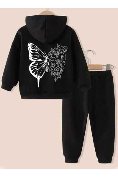 Nice Clothes Детски комплект спортен екип с качулка UNISEX LOSENCILIS BACK BU...